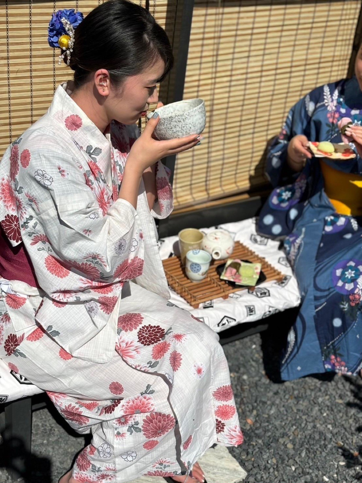 抹茶のウェルカムサービス